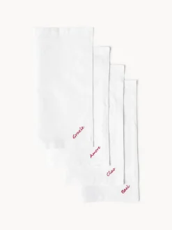 Set di 4 tovaglioli in lino Ma che Dici