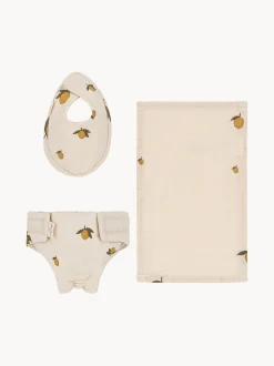 Set fasciatoio per bambole con borsa Lemon 4 pz