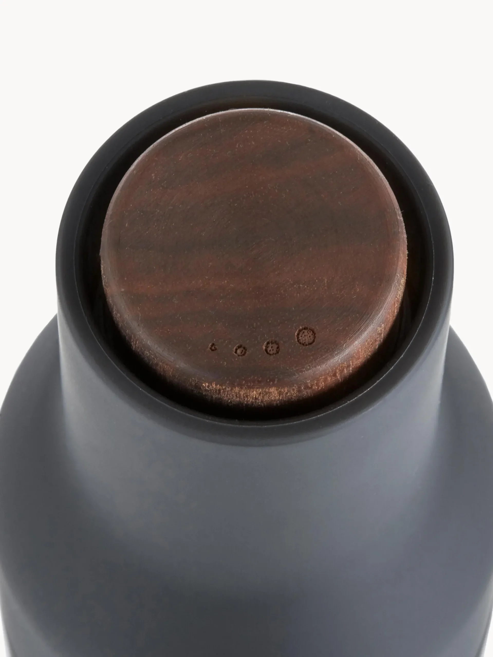 Set macina sale e pepe con coperchio in legno di noce Bottle Grinder 2 pz