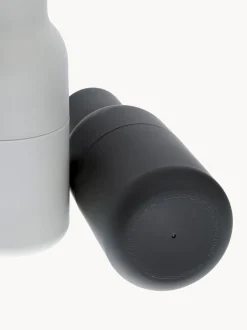 Set macina sale e pepe con coperchio in acciaio inossidabile Bottle Grinder 2 pz