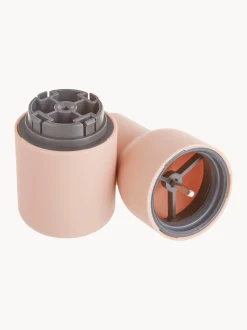 Set macina sale e pepe con coperchio in legno di noce Bottle Grinder 2 pz