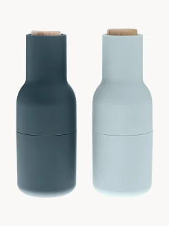 Set macina sale e pepe con coperchio in legno di faggio Bottle Grinder 2 pz