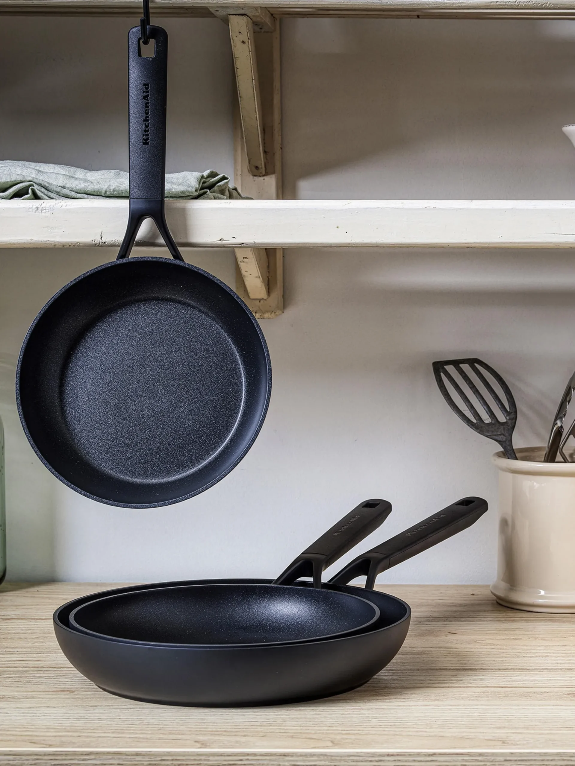 Set 3 padelle con rivestimento antiaderente KitchenAid