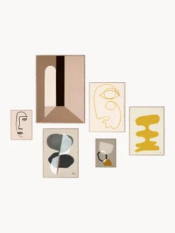 Set 6 poster con cornice Artwall No. 30