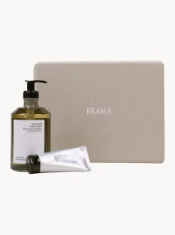 Set regalo per la cura delle mani Escalier (semi di carota, cardamomo, vetiver e arancia rossa), 2 pz