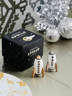 Set saliera e pepiera di design con oro Apollo 2 pz