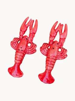 Set saliera e pepiera dipinte a mano Lobster, set da 2