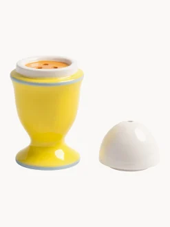 Set saliera e pepiera fatte a mano Egg 2 pz