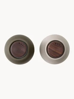 Set saliera e pepiera piccole con coperchio in legno di noce Bottle Grinder 2 pz