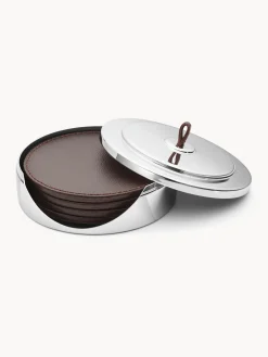 Set sottobicchieri con contenitore Manhattan 5 pz