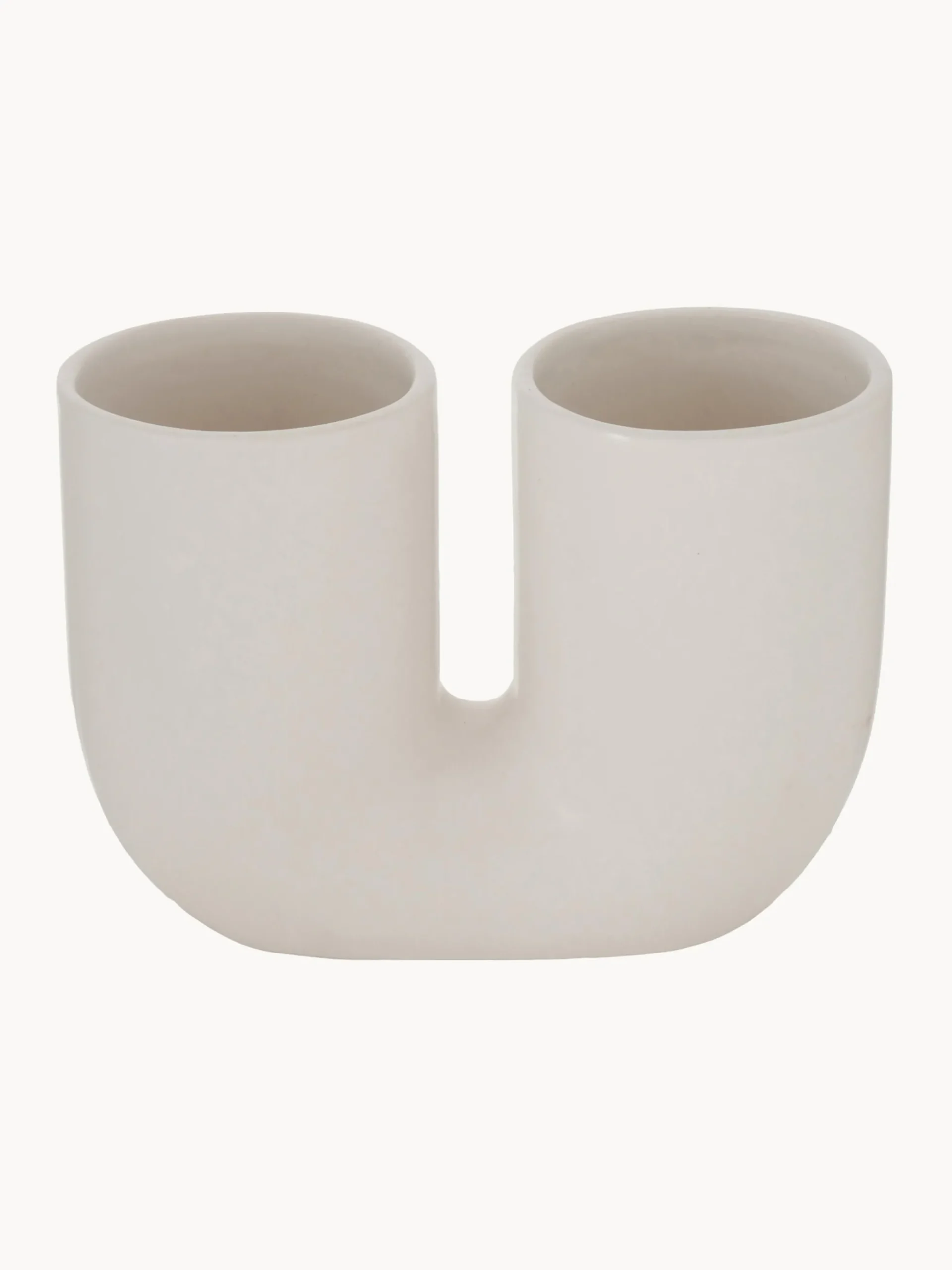 Set 2 vasi di design fatti a mano in gres Filicio