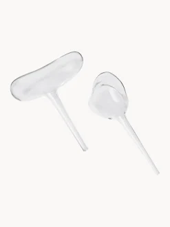 Sfere d'acqua in vetro soffiato Mercury, set da 2