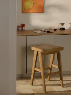 Sgabello da bar con intreccio viennese Sissi