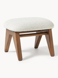 Sgabello in bouclé Shenay