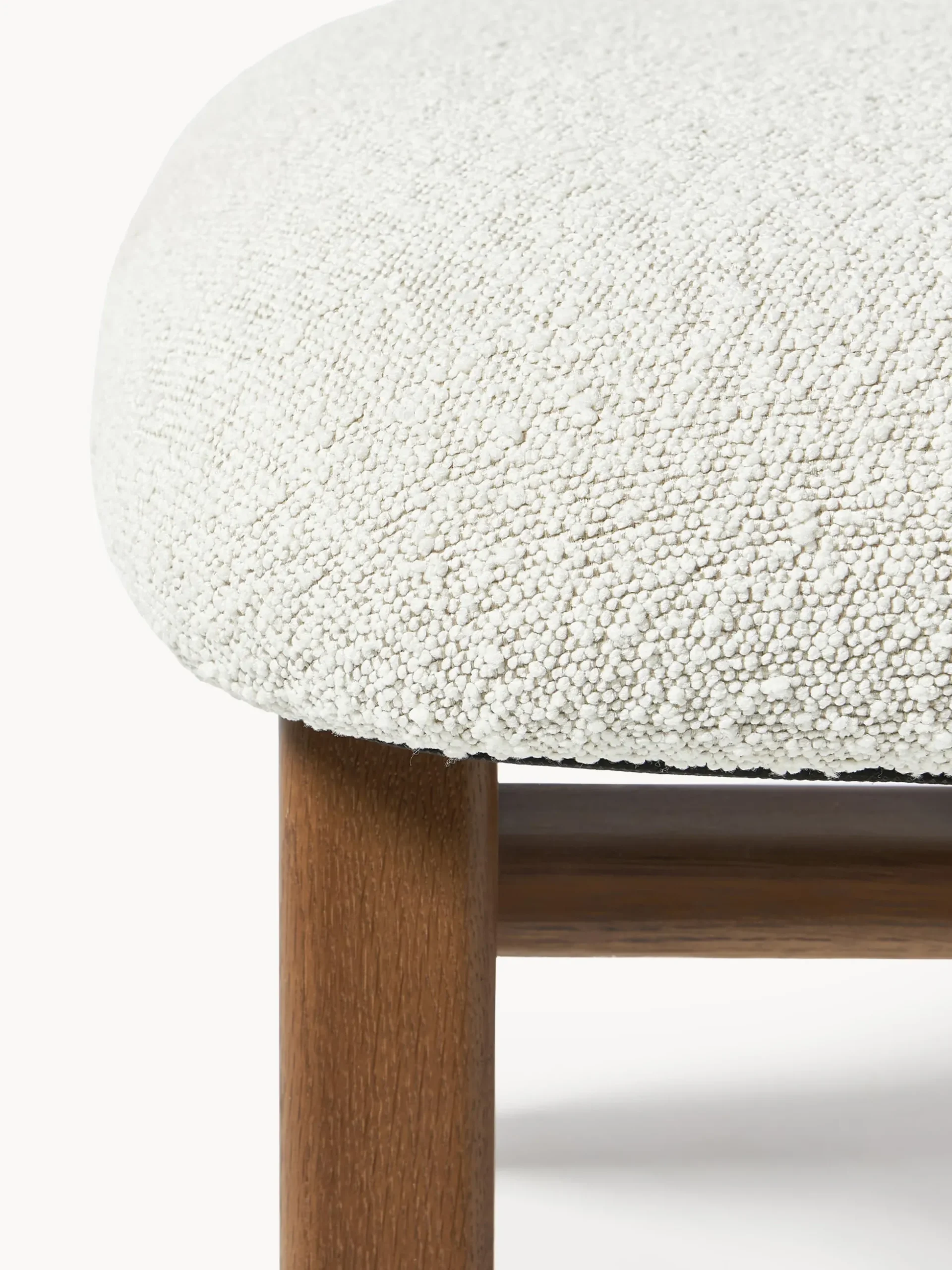 Sgabello in bouclé Shenay