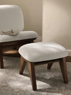 Sgabello in bouclé Shenay