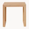 Sgabello in legno di bambù Rib