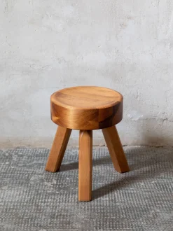 Sgabello in legno di pino AML