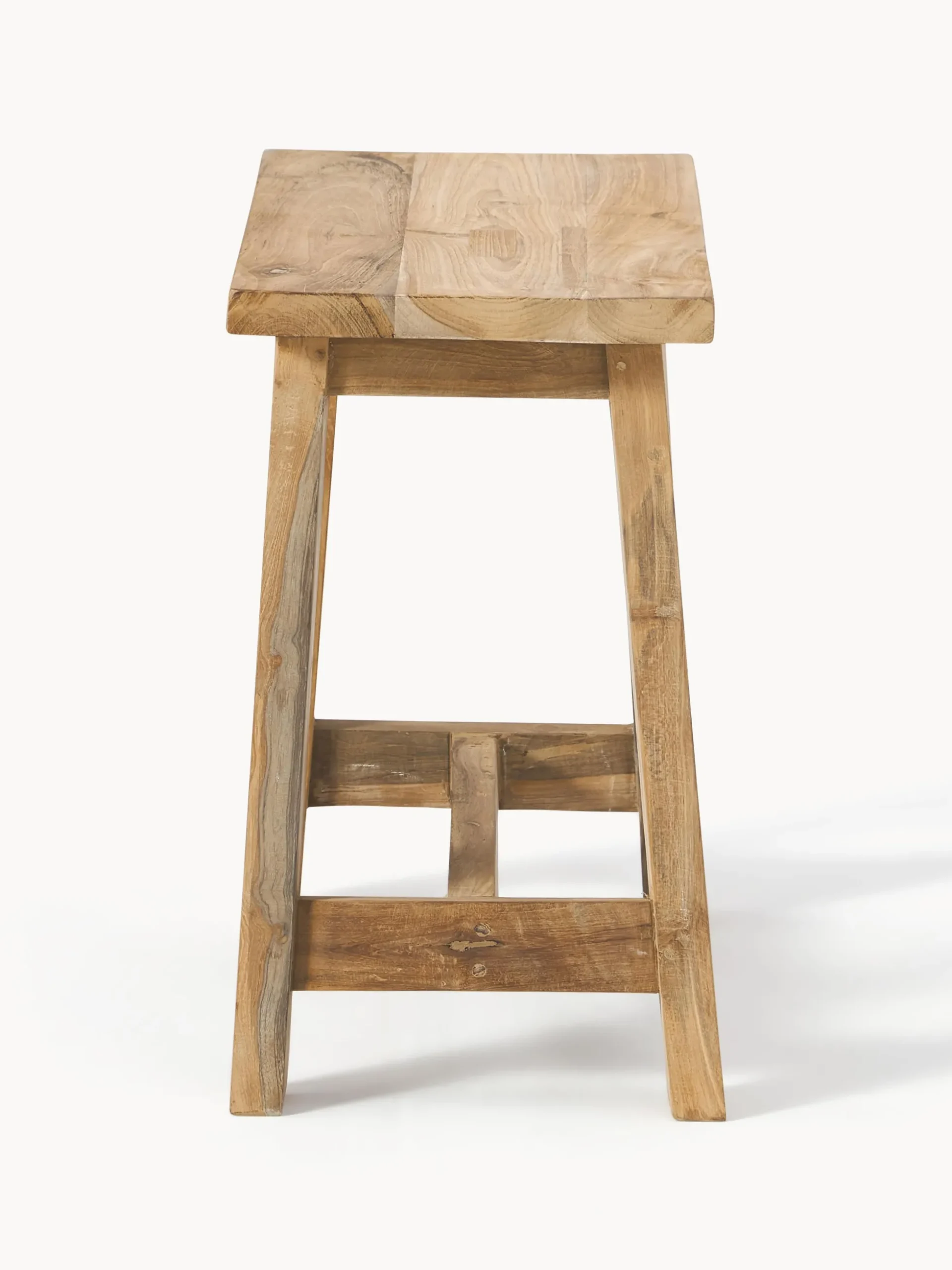 Sgabello in legno di teak Lawas