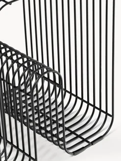 Sgabello in metallo Curva