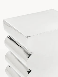 Sgabello in metallo Curves