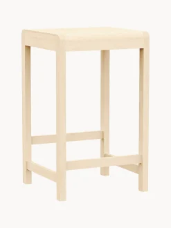 Sgabello alto in legno di betulla 01