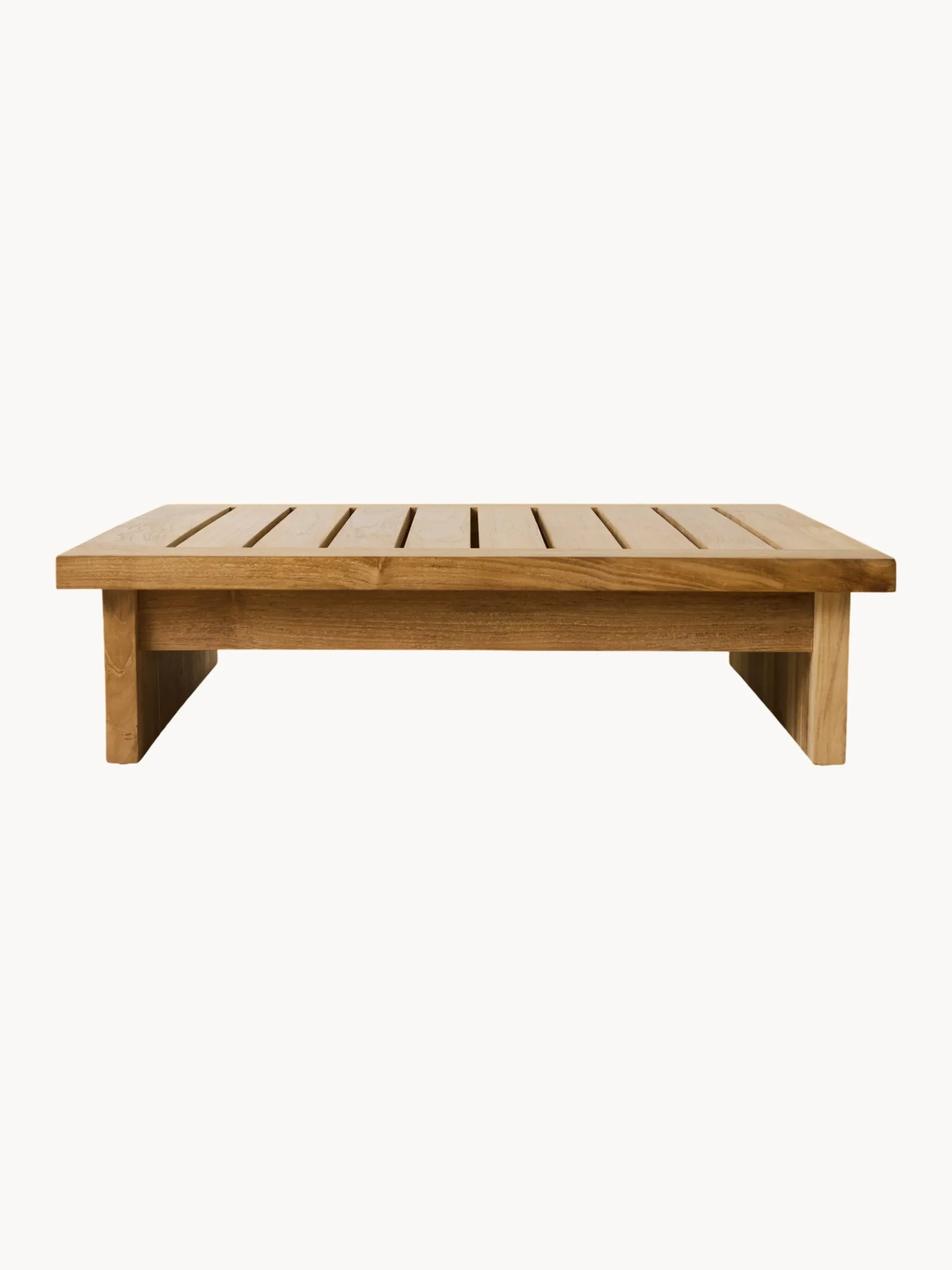 Sgabello da giardino in legno di teak Natural