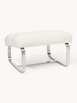 Sgabello in bouclé Pavlos