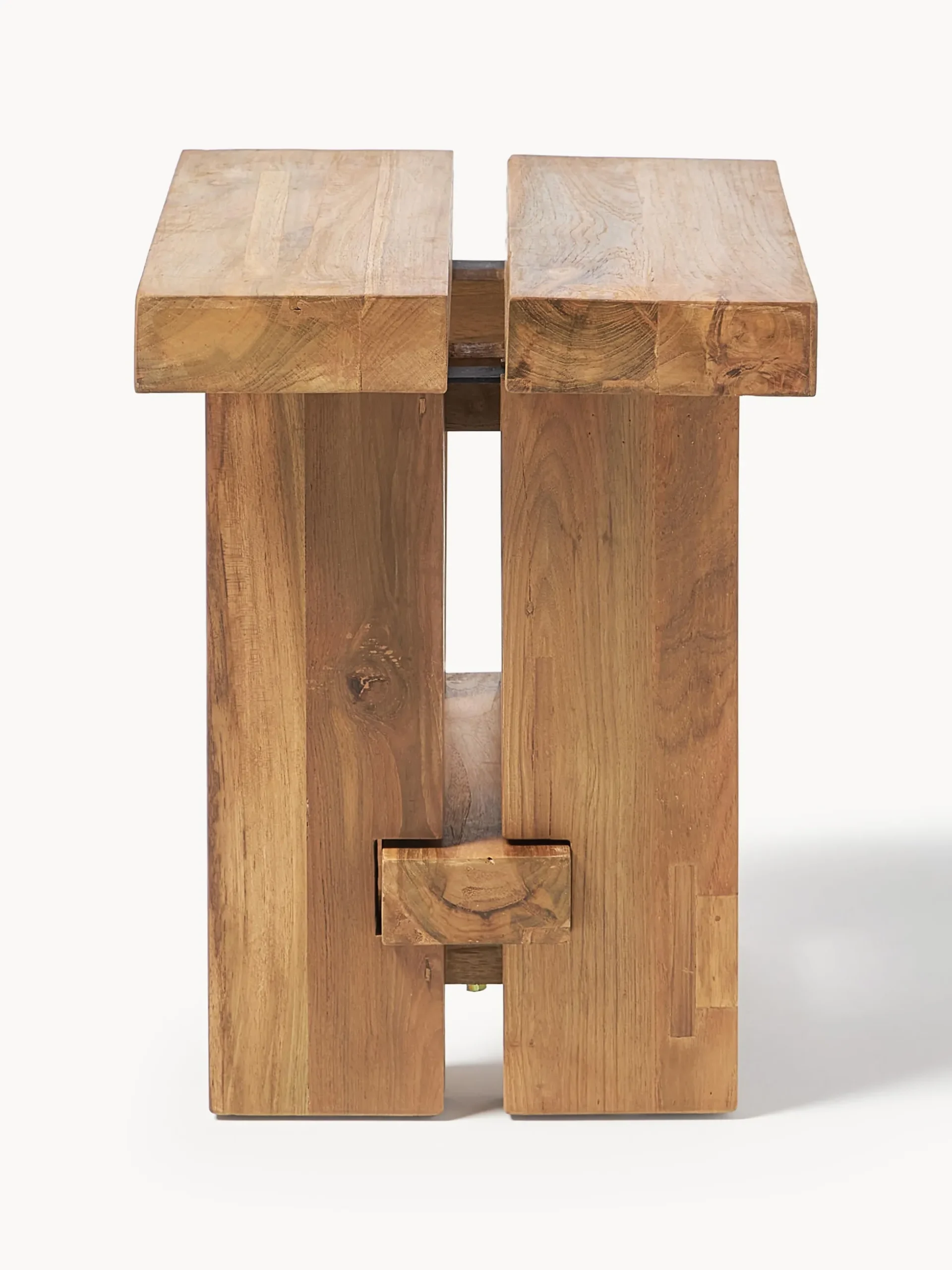 Sgabello in legno di teak Hugo