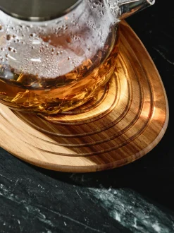 Sottobicchiere in legno di acacia Enoki