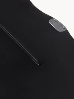 Specchio a figura intera con cornice ondulata in metallo Reggie