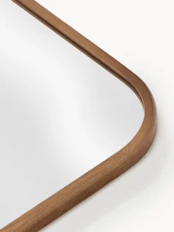 Specchio da parete a figura intera con cornice in legno di quercia Levan