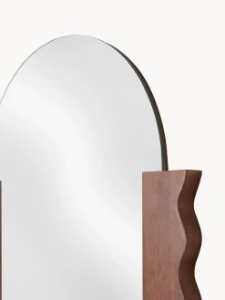 Specchio da parete in legno di albero della gomma Heju