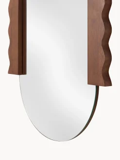 Specchio da parete in legno di albero della gomma Heju