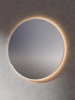 Specchio da parete rotondo con illuminazione LED Argo, varie misure