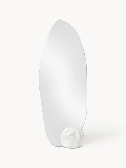 Specchio da terra con base effetto marmo Bonita