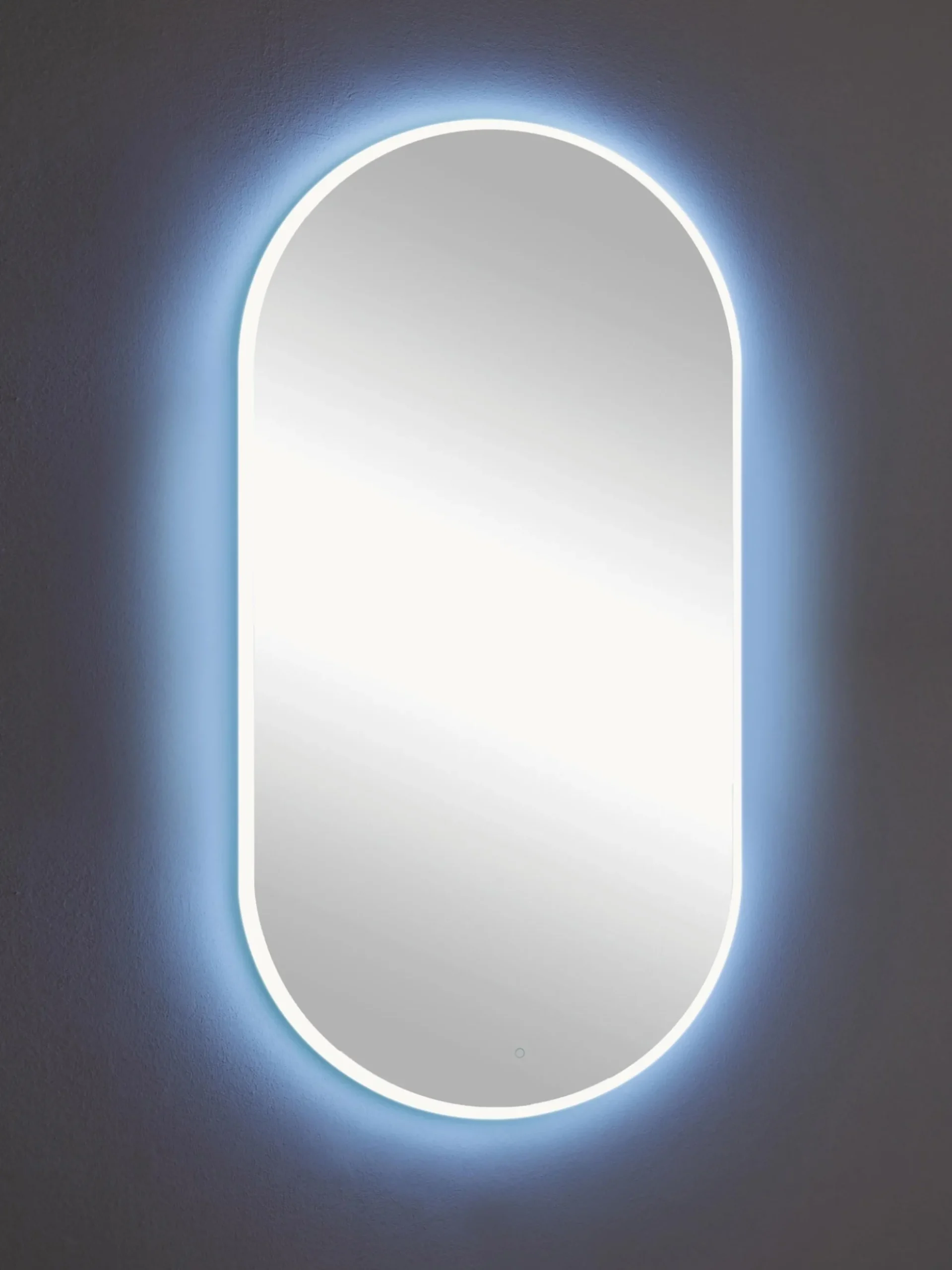 Specchio ovale da parete con illuminazione a LED Starlight