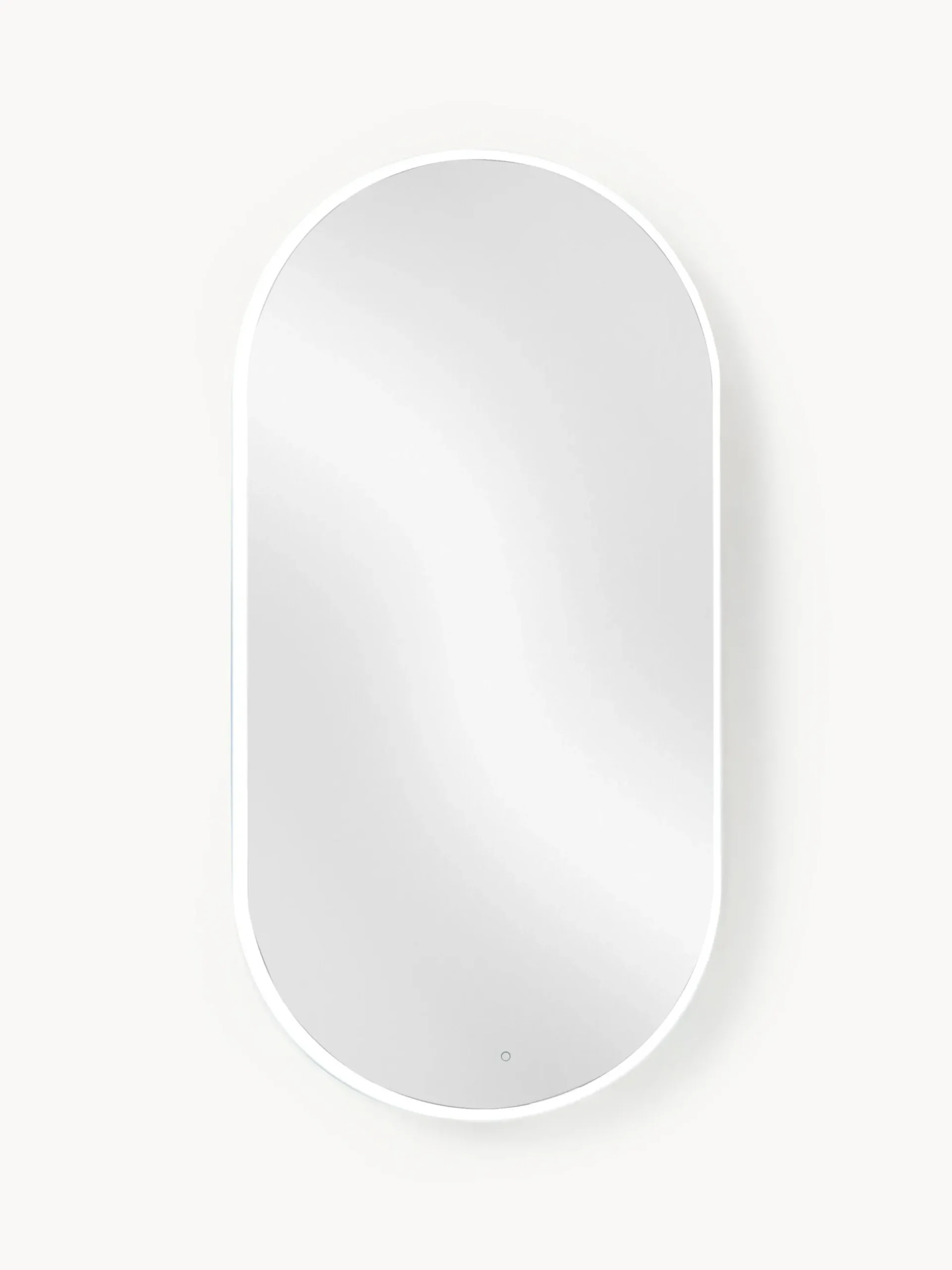 Specchio ovale da parete con illuminazione a LED Starlight