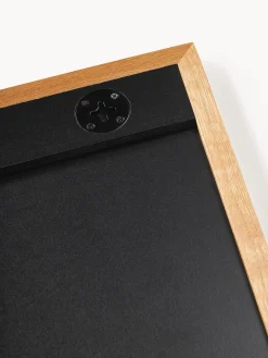 Specchio rettangolare da parete con cornice in legno di quercia Avery