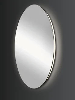 Specchio rotondo da parete con illuminazione a LED Galaxy, varie misure