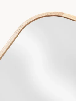 Specchio angolare da parete con cornice in legno di quercia Levan