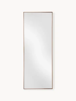 Specchio da parete a figura intera con cornice in legno di quercia Avery