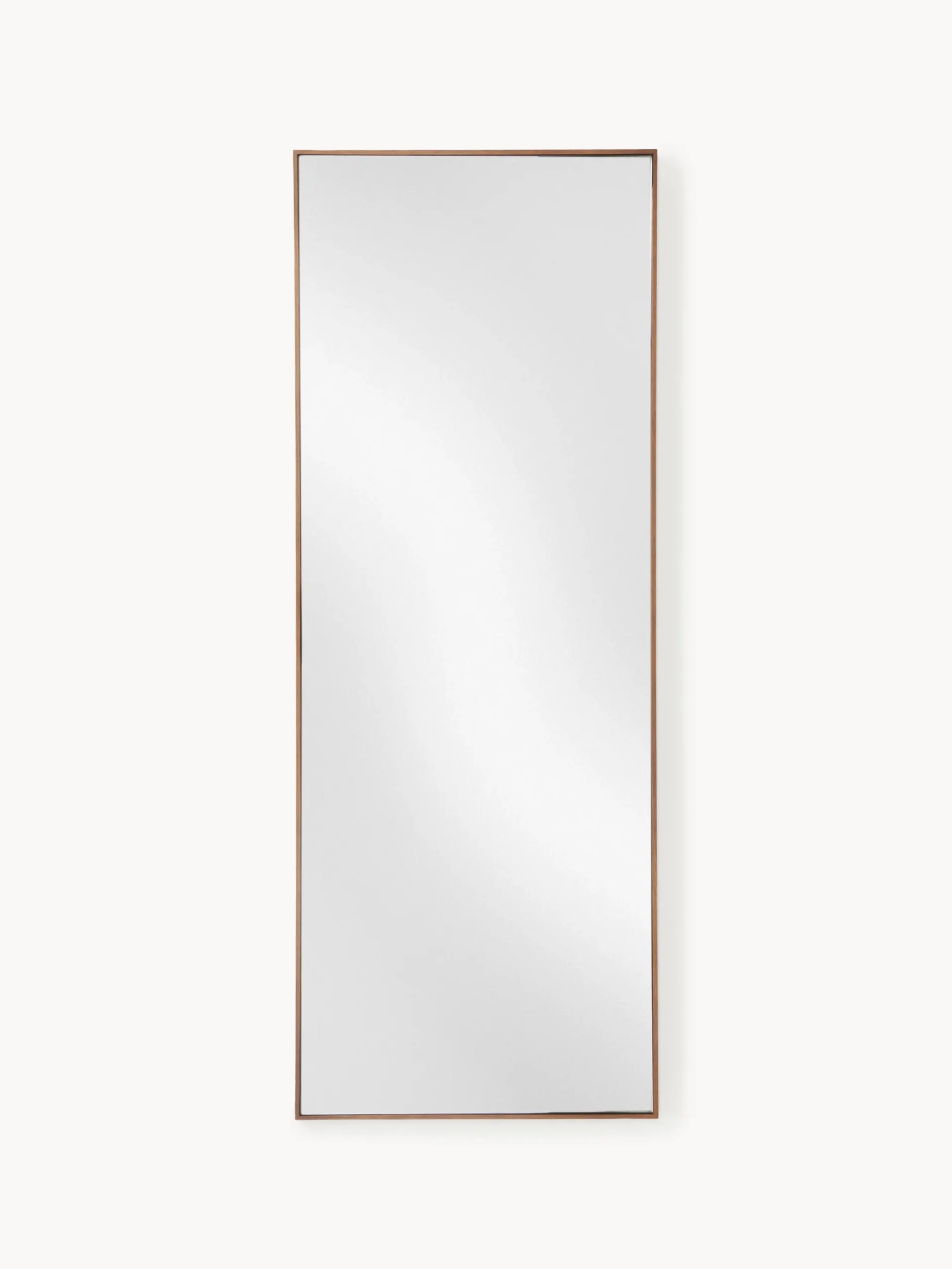 Specchio da parete a figura intera con cornice in legno di quercia Avery