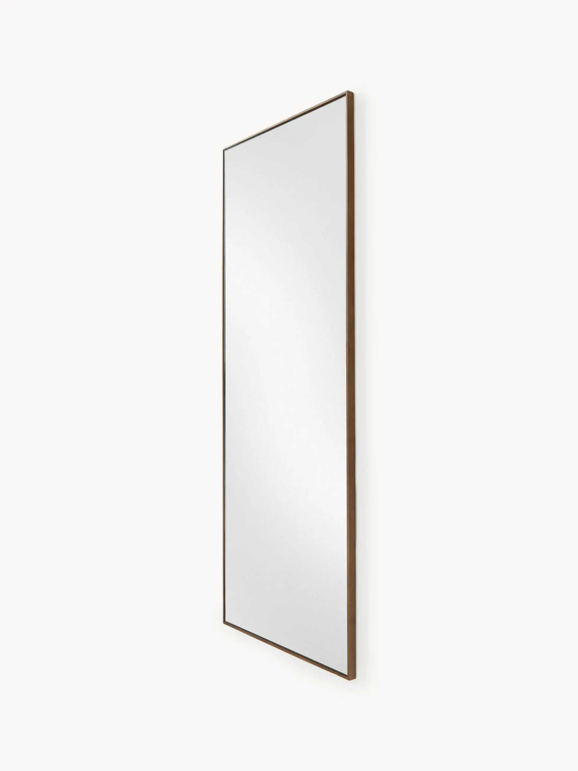 Specchio da parete a figura intera con cornice in legno di quercia Avery
