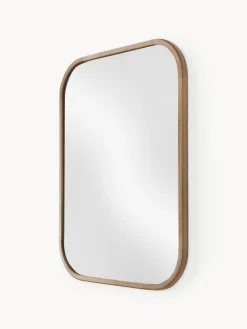 Specchio da parete con cornice in legno di quercia Levan
