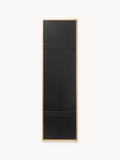 Specchio da parete con cornice in legno di quercia Avery