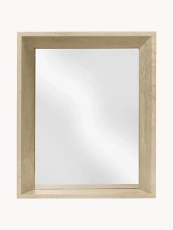 Specchio da parete in travertino Lancet