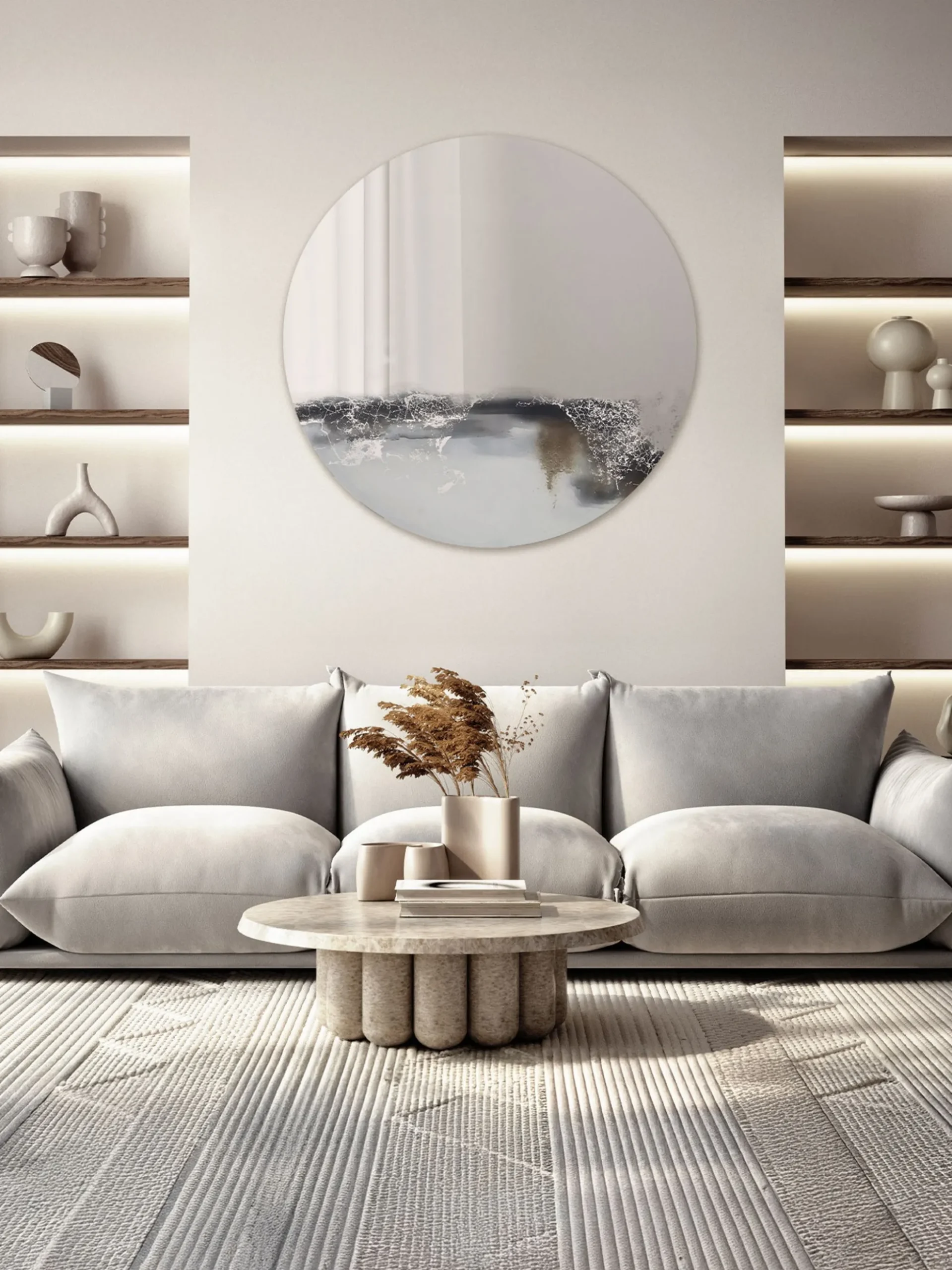 Specchio decorativo fatto a mano Krios