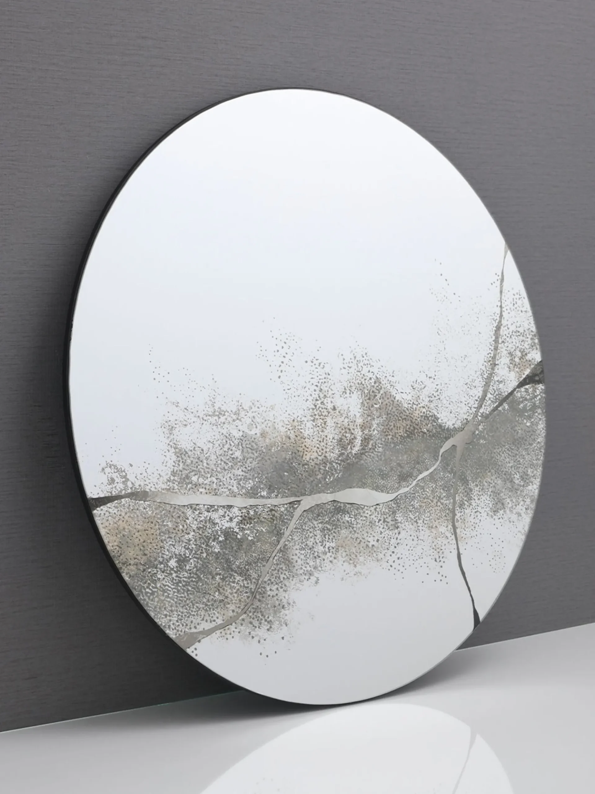 Specchio decorativo fatto a mano Kintsugi