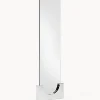 Specchio quadrato da terra con base in metallo Finn